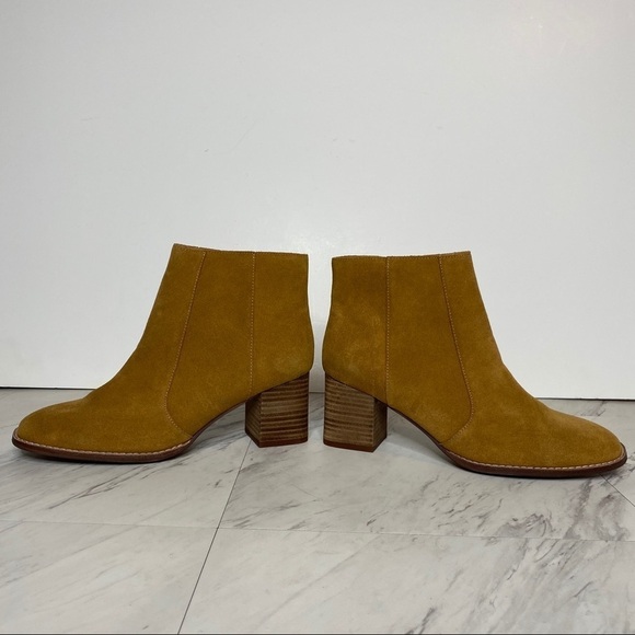 Madewell Bryce Tan Suede Ankle Bootie 9.5 - Picture 7 of 16